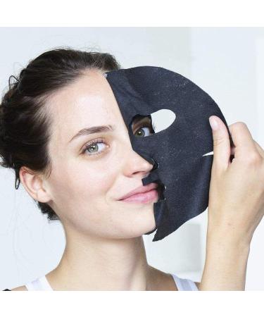 Garnier Masque en tissu purifiant et hydratant Skin Active Pure Charcoal pour peaux normales mixtes effet d tox matant avec charbon acide hyaluronique LHA et th noir lot de 5 - Buy Online on GoSupps.com
