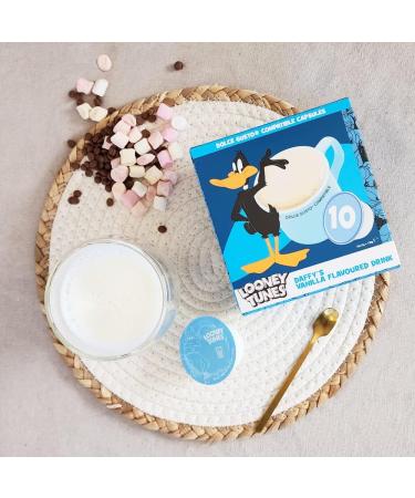 caff luxe Flavoured Milk Drink Dolce Gusto Compatible Pods - Looney Tunes Warm Milk Drink or Milkshake - 40 Capsules Variety Pack (Strawberry Vanilla Chocolate & Banana) 1.0 count - Buy Online on GoSupps.com