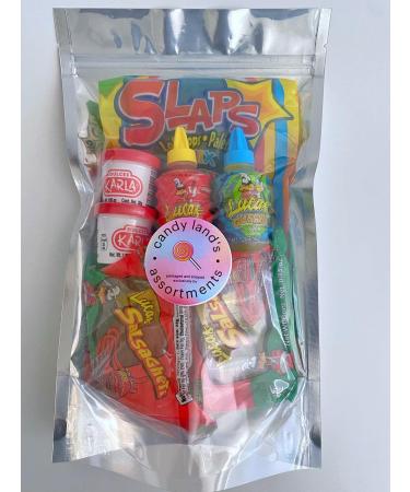 Slaps Lollipop Candy DIY Kit- TikTok Famous - Mix Flavors of Mexican Candy