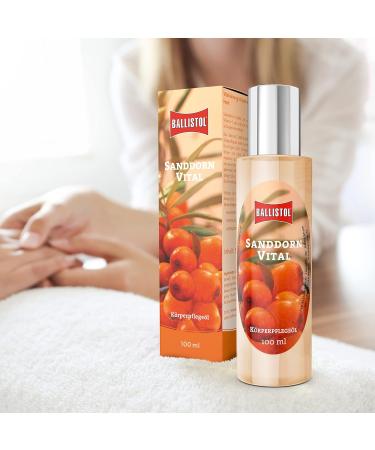 Ballistol Body Care Sea Buckthorn Wellness Oil 100 ml - Natural Skin & Hair Nourishment | International Shipping - Buy Online on GoSupps.com