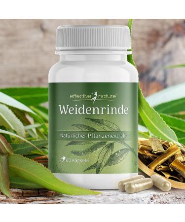 Wicker Bark Capsules 60 ct | 200 mg Natural Plant Extract with Salicin | 100% Pure Herbal Supplement for 2 Months Supply - Buy Online on GoSupps.com