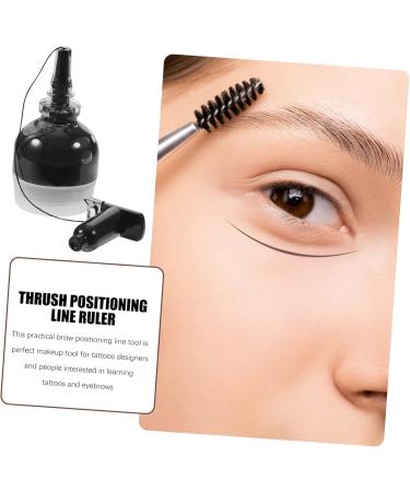NOLITOY 2pcs string M Eyebrow Makeup Positioning Black Eye Ruler Linem Drawing Pre- Brow Mapping Women - Buy Online on GoSupps.com