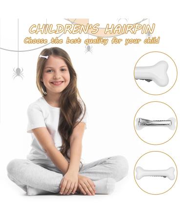 Skull Skeleton Hair Clip Set - Cosplay Costume Decorative Hair Pins for Women and Girls - Buy Online on GoSupps.com