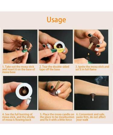 Buy Moxibustion Sticks - 20/40/60 Sets for Energy & Detoxification | International Shipping Available - Buy Online on GoSupps.com