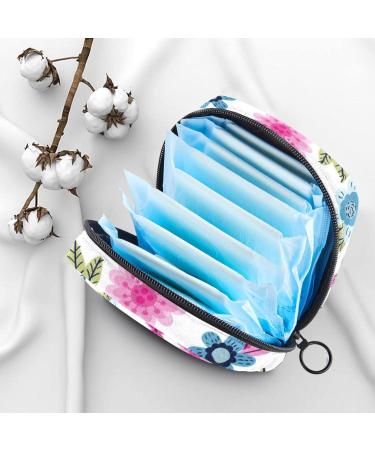 Women's Floral Pattern Tampon Storage Bags | Multi-Pocket Menstrual Tied Bags - International Shipping - Buy Online on GoSupps.com