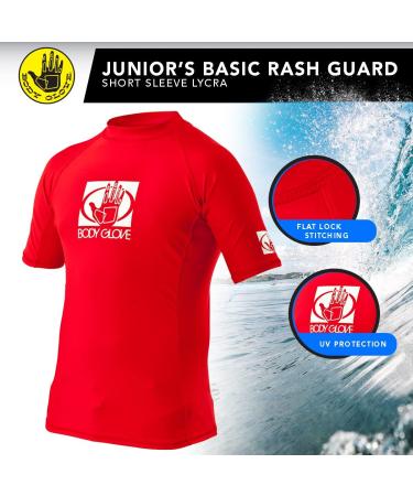 Body Glove Junior Basic Red Rash Guard - Size 14 - Buy Online on GoSupps.com