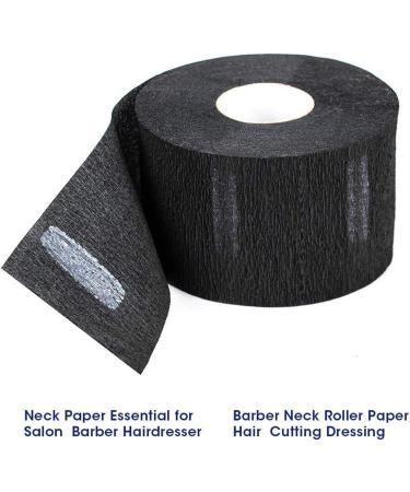 5 Rolls Barber Neck Strips Disposable Strentchy Paper Neck Bands Wrap Barber Accessories for Salon Black - Buy Online on GoSupps.com