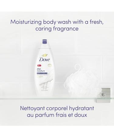 Dove Body Wash with skin natural nourishers Deep Moisture body cleanser for instantly soft skin and lasting nourishment 354 ml 4 Count Deep Moisture 354 count (Pack of 4) - Buy Online on GoSupps.com