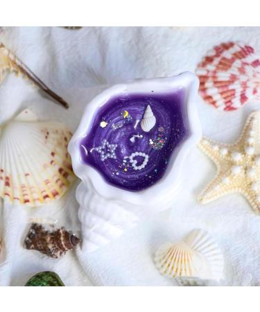 Handmade Seashell Candle Natural Soy Wax with Sandalwood | Long Burn Time Room Decor | Unique Gift Idea - Buy Online on GoSupps.com