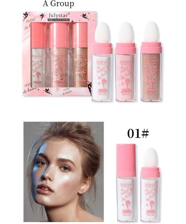 Layhou Julystar Highlighting Powder Set Natural Dimensional Brightening Face Contour Body Highlighter - Buy Online on GoSupps.com