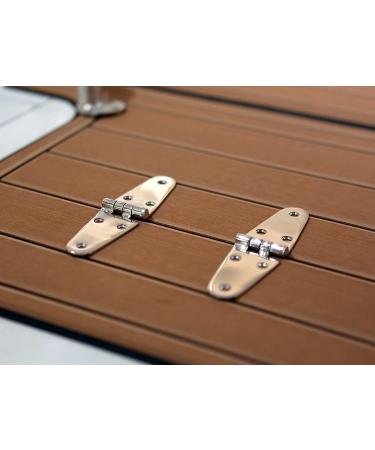 Mxeol Boat Stainless Steel Marine Deck Strap Door Hinges 5.8 x 1.5 - Pair - Buy Online on GoSupps.com