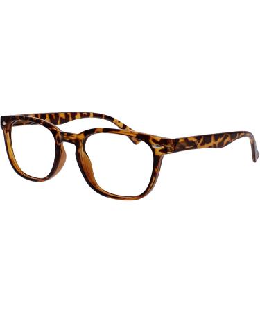 Buy Gregory Peck Style Reading Glasses - Black & Brown Tortoise +2.00 Diopters - 2-Pack for Men & Women - Buy Online on GoSupps.com