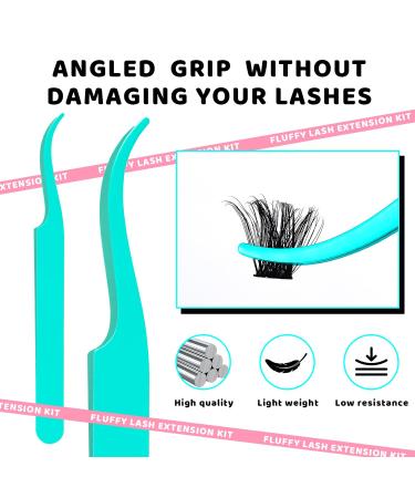 VAVALASH DIY Lash Extension Kit - Diva Volume Cluster Lashes 10-18mm | Individual Eyelash Extension Kit with Bond & Seal Glue | Perfect for Home Use - Buy Online on GoSupps.com