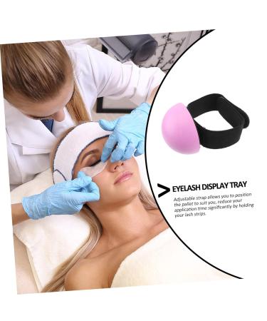 FOMIYES 2 Sets Eyelash Board & Curler - Pink 6x6cm Eyelash Holder for Fake Eyelashes - Perfect for Lash Artists - Buy Online on GoSupps.com