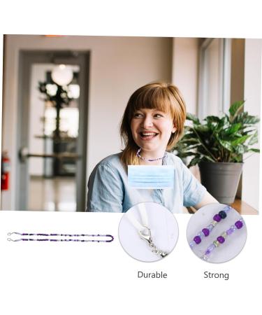 Goohochy Glasses Mask Chain - 2 Pack Stylish Earring & Napkin Holders Practical Sunglasses Straps & Accessories for Easy Use - Buy Online on GoSupps.com