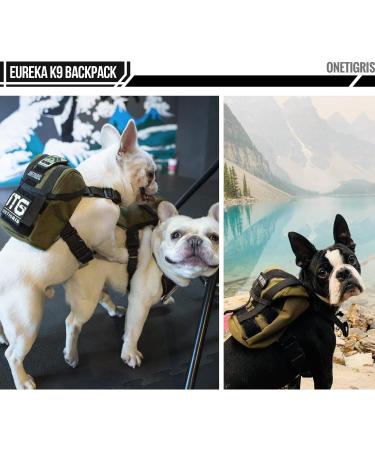 OneTigris Ranger Green X-Small Dog Pack Backpack for Camping, Hiking, and Walking with Litter Bag Exit - Buy Online on GoSupps.com