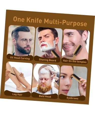 Fomiyes 2nd Old Razor Manual Beard Trimmer - Ergonomic Barber Grooming Tool - Stainless Steel Design for Men - Buy Online on GoSupps.com