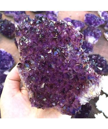 for 500-1000g Natural Amethyst Crystal Cluster Quartz Point Purple Crystal Druse Specimen Minerals Reiki FUZEGRDLI (Size : Approx 800g) - Buy Online on GoSupps.com