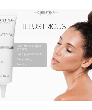 Christina Illustrious Face Skin Serum - Nourishing Formula for All Skin Types - 30ml | International Shipping Available - Buy Online on GoSupps.com