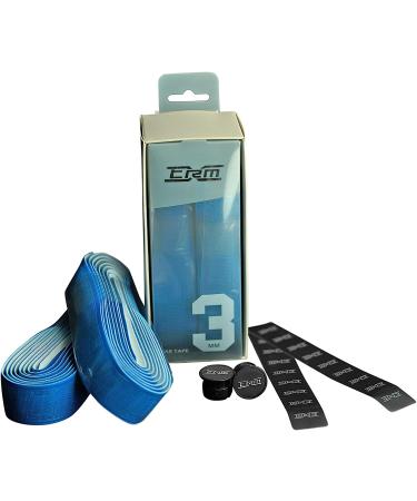 XTRM Tacky Handlebar Tape 3.0mm - Foam Infused Triple Layer PU Wraps for Road and Mountain Biking - Blue | Made in Taiwan - Buy Online on GoSupps.com