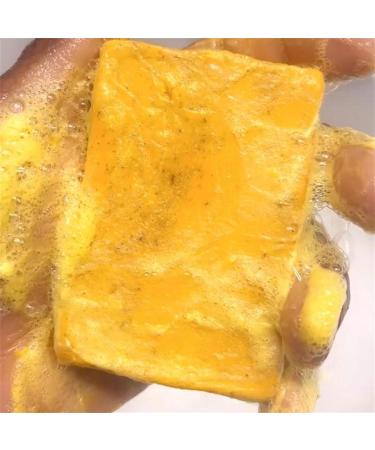 Lemon Turmeric & Kojic Acid Soap turmeric face soap Kojic Acid Soap Lemon Turmeric Kojic Acid Soap Keeps Skin Moist Reduces Uneven Skin Tone (1pc) - Buy Online on GoSupps.com