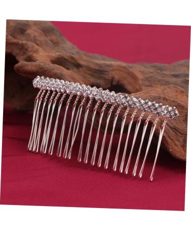 Beavorty Hair Comb Bridal Hair Clip Bride Hair Clip French Comb Bangs Hair Clip Bridal Side Comb Bridal Headpiece Hair Insert Comb Creative Hairpin Side Comb for Wedding Rhinestone Jewelry - Buy Online on GoSupps.com