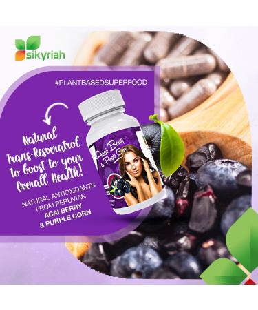 Acai with Purple Corn Capsules l 1000mg per Serving High Antioxidant Source Pills l Inmune Support Superfood l (100 count) - Buy Online on GoSupps.com