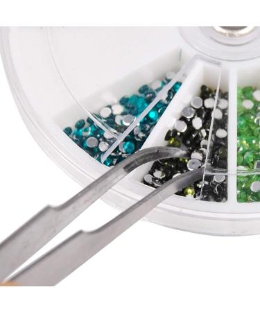TRIXES Craft Tweezers for Gems Rhinestones - Nippers - Art Acrylic Gel Picking Tool - Buy Online on GoSupps.com