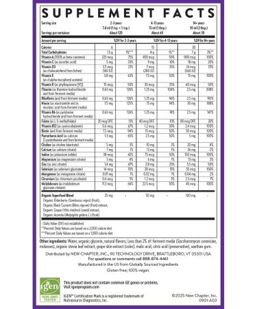 New Chapter Liquid Multivitamin + Mineral Supplement for Whole-Body Benefits 100% Delicious Multivitamin for Adults Teens & Kids 2+ Ready to Absorb Faster Mixed Berry Flavored 30 oz Mixed Berry 30 Fl Oz (Pack of 1) - Buy Online on GoSupps.com