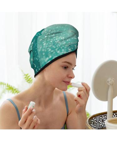 Air Bubbles Microfiber Hair Towel - Soft Super Absorbent Coral Velvet Wrap for Long Curly & Thick Hair - Quick Dry Hair Cap for Women - Buy Online on GoSupps.com