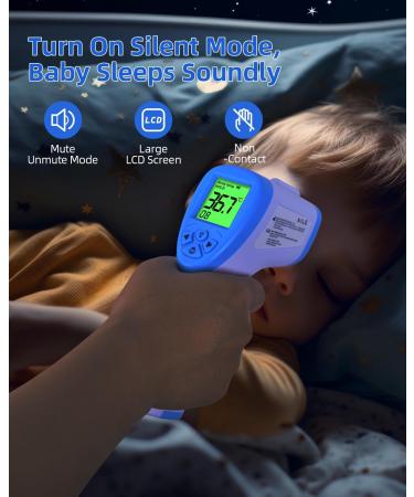 AILE Digital Thermometer for Adults & Babies - Infrared No Touch Medical Thermometer for Newborns, Ear & Forehead Temperature Gun - Buy Online on GoSupps.com