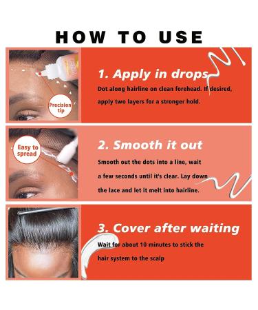 Wig Glue Bundle: Waterproof Lace Front Wig Glue with Tools, Hair Wax Stick, Edge Control Wax, Elastic Band, and Dual Brush - Buy Online on GoSupps.com