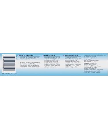 Clearblue Digital Pregnancy Test With Weeks Indicator The Only Test That Tells You How Many Weeks 1 Digital Test 1 count (Pack of 1) - Buy Online on GoSupps.com