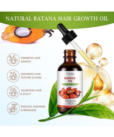 Vemofoper Batana Oil for Hair Growth 100% Pure & Natural Eliminates Split Ends Enhances Hair & Skin Shine Nourishes Hair and Is Suitable for Women And Men of All Hair Types Clear - Buy Online on GoSupps.com