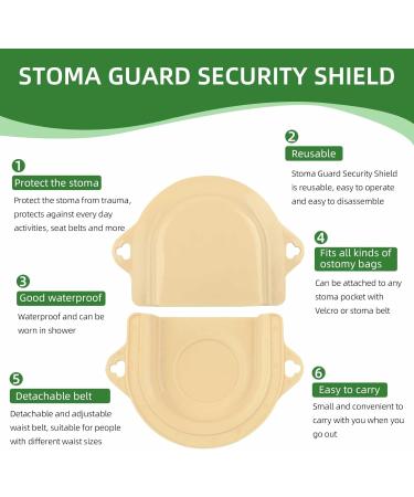 10 Pairs of Hook and Loop Fasteners for Stoma Guard Security Shield - Secure Your Comfort | International Shipping Available - Buy Online on GoSupps.com
