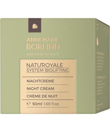 ANNEMARIE B RLIND NATUROYALE SYSTEM BIOLIFTING Night Cream (50ml) - Rich Night Care - For Firmer Smoother Skin and a Rested Radiance - Vegetarian - Buy Online on GoSupps.com