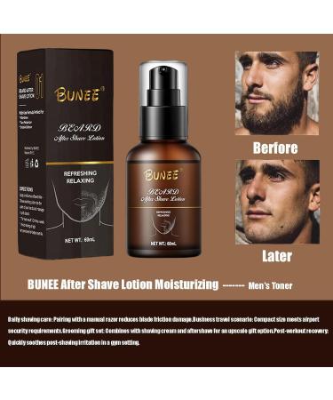 60ml Baume Apres Rasage Homme baume barbe Lotion Apres Rasage Haut de Gamme soin hydratant et apaisant hydrate et adoucit la barbe pour barbe plus douce - Buy Online on GoSupps.com