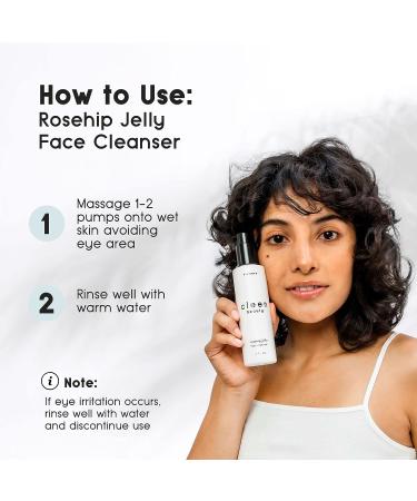 Cleen Beauty 3-Piece Skincare Set: Rosehip Cleanser, Cooling Eye Balm, Blue Light Defense Serum | Paraben-Free Face Products - Buy Online on GoSupps.com