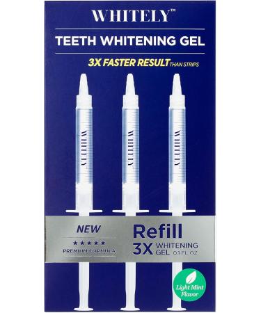 WHITELY Teeth Whitening Gel Syringe - 3 Pack for Bright Smiles | Fast International Shipping - Buy Online on GoSupps.com