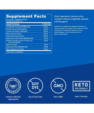 Bulletproof Polyphenomenal Antioxidant Support Capsules - 120 Capsules for Healthy Aging - Buy Online on GoSupps.com