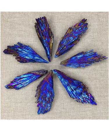 Natural Black Tourmaline Rough Stone Electroplated Blue Crystal Minerals Home Goods Randomly send 1 Piece - Buy Online on GoSupps.com