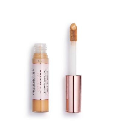 Makeup Revolution Conceal & Hydrate Concealer C9.5 - Medium Skin Tones, Dewy Finish, Vegan & Cruelty-Free | 0.45 fl.oz - Buy Online on GoSupps.com