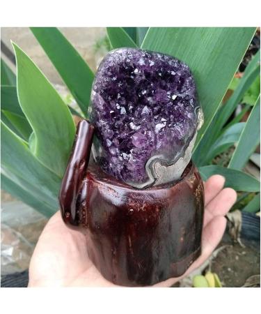 Amethyst Rough Stone 800g Amethyst Quartz Cluster - Uruguayan - Crystals - Gemstones - Geodes - Minerals Stone Collection - Buy Online on GoSupps.com