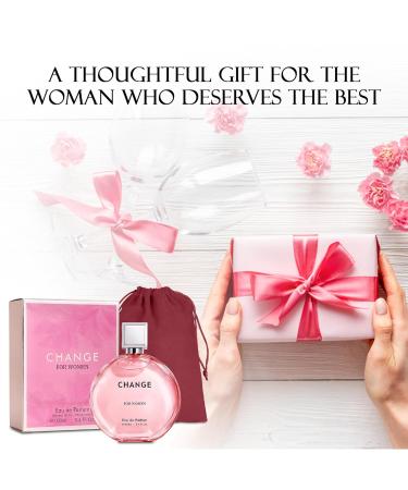Change Women Eau de Parfum Spray Perfume Fragrance For Women-Daywear Casual Daily Cologne Set with Suede Pouch- 3.4 Fl Oz Bottle Beauty Gift for Birthday Anniversary - Buy Online on GoSupps.com