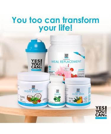 Yes You Can! Detox Plus Kit - Meal Replacement Vanilla Aloe Vera Pineapple Shake Booster for High Energy and Health Transformation - Buy Online on GoSupps.com