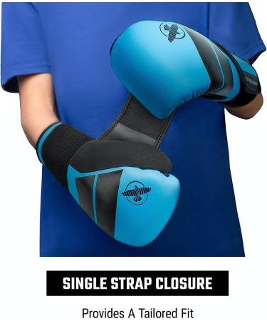 Hayabusa S4 Kids Boxing Gloves | 8oz | Blue | Boys & Girls - Buy Online on GoSupps.com