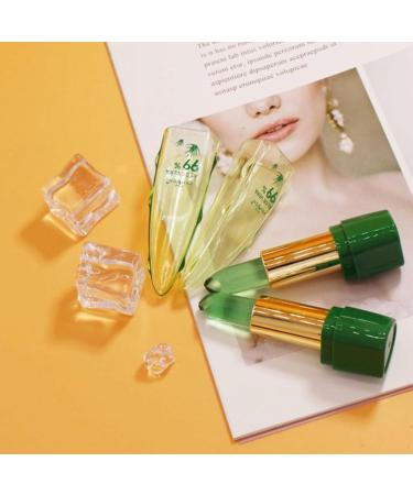 Lip Balm Organic Aloe Vera Lipstick Lips Moisturizer Long Lasting Nutritious Soothing Lip Balm Magic Temperature Colour Changing Lip Gloss Lipstick Lip Care (Pink 2) Pink 2 - Buy Online on GoSupps.com