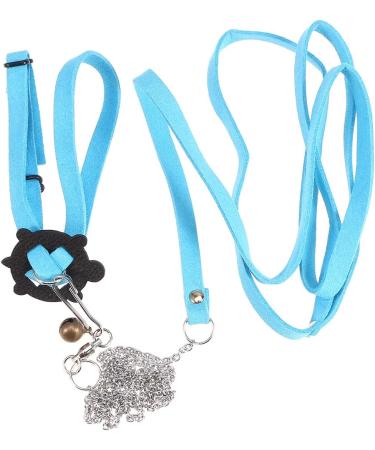 POPETPOP Turtle Harness and Leash - Adjustable Pet Collar and Lead for Tortoise and Lizard - Walking Control Rope - Size S (Blue) - Buy Online on GoSupps.com