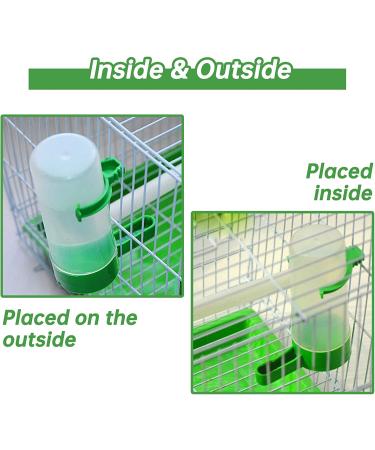 Gosear Bird Water Dispenser for Cage - Automatic No Mess Gravity Feeder for Parrot, Parakeets, Cockatiel, Budgie Lovebirds - 4PCS 140ml - Buy Online on GoSupps.com