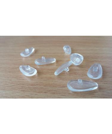 Buy Screw-in Air-Tactive Comfort Nose Pads - Soft Silicone 15mm Non-Slip Glasses & Sunglasses Nose Pieces - 1 Pair for Enhanced Comfort - Buy Online on GoSupps.com